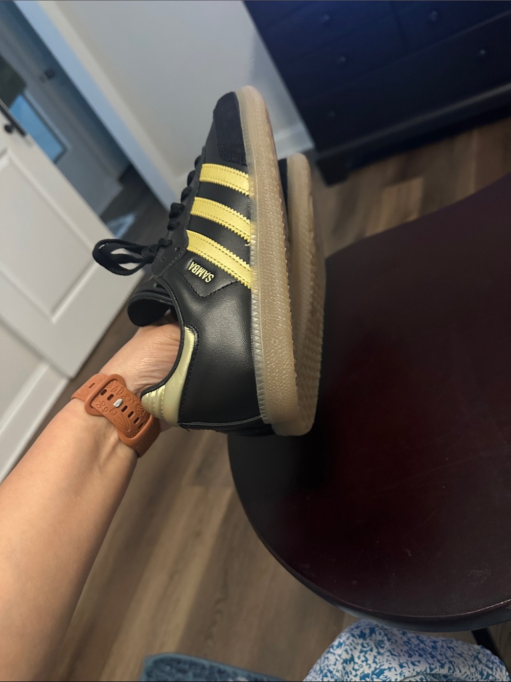 Adidas Black and Gold Samba Classic Sneakers. No original box. - Picture 15 of 16